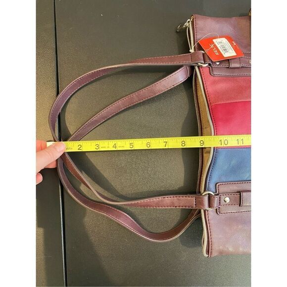 RELIC Monroe Tote Maroon Multi Women’s Handbag Purse NWT - Picture 12 of 13